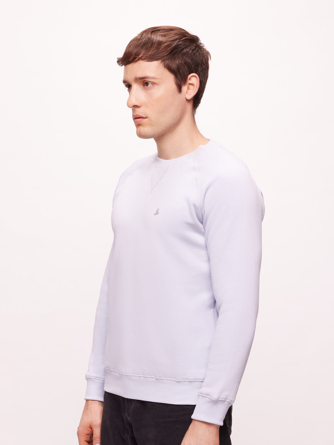 Bombay High Men's Premium Cotton Blend Solid Sweatshirt